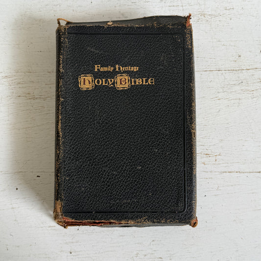 Vintage Holy Bible- Family Heritage