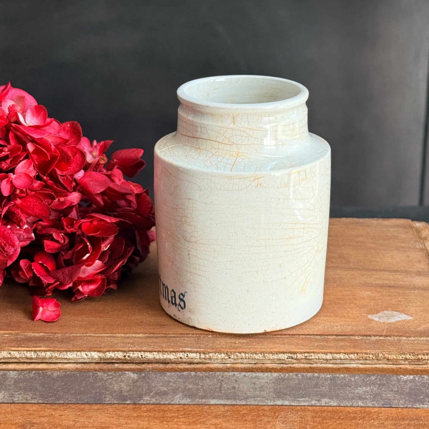 Ironstone Crock - Vintage Christmas