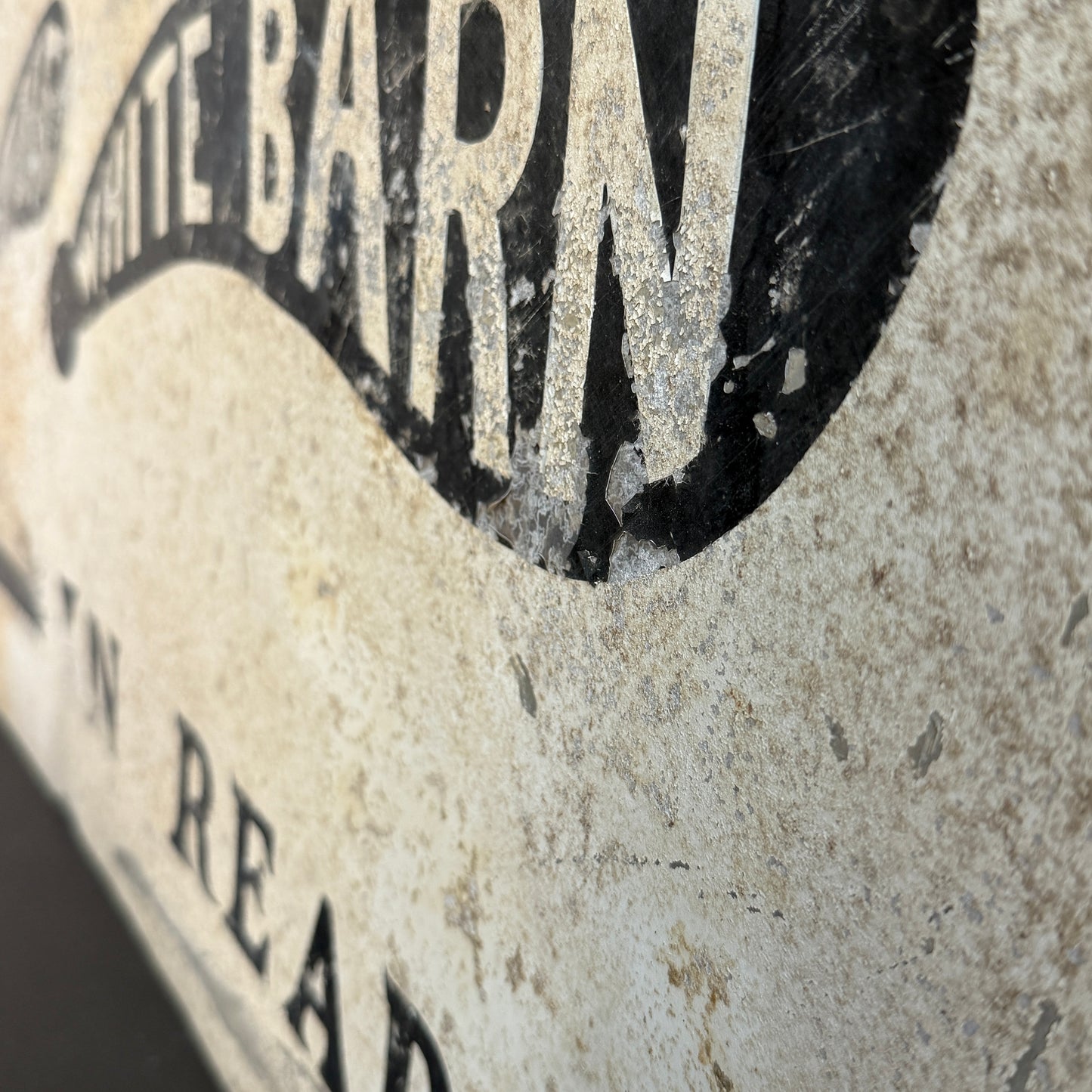 The White Barn Sign