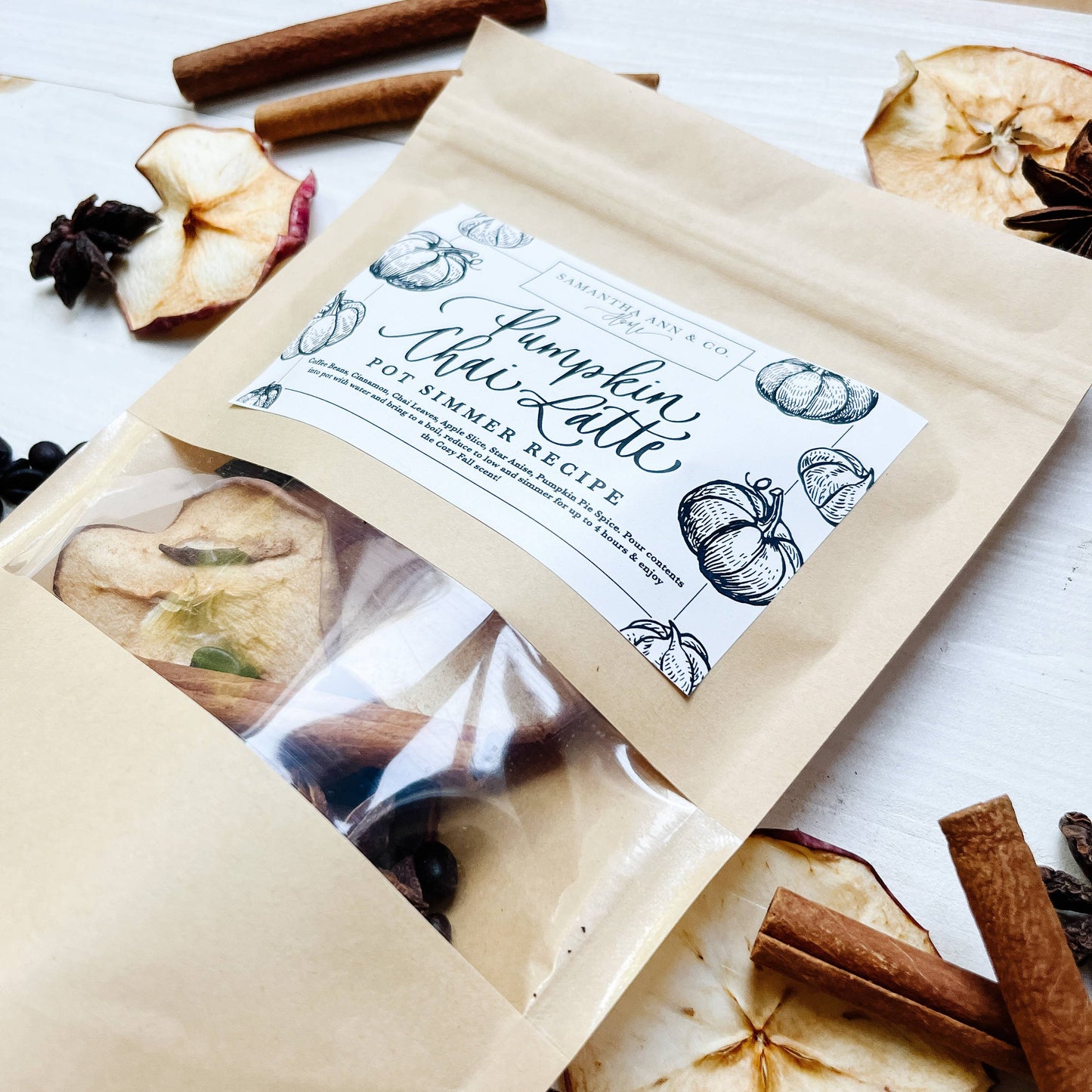 Pumpkin Chai Latte Simmer Pack