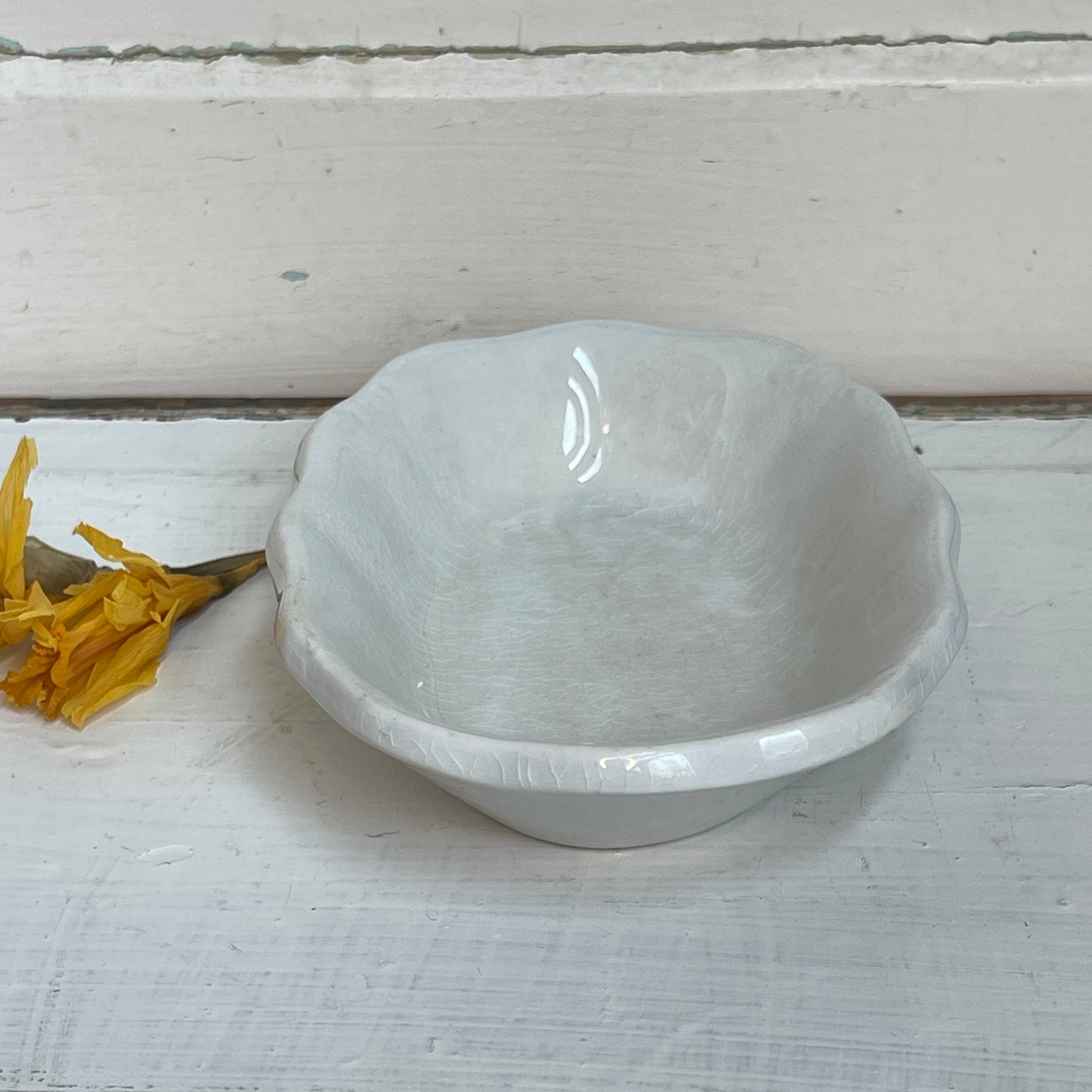 Royal Ironstone Scalloped Dish
