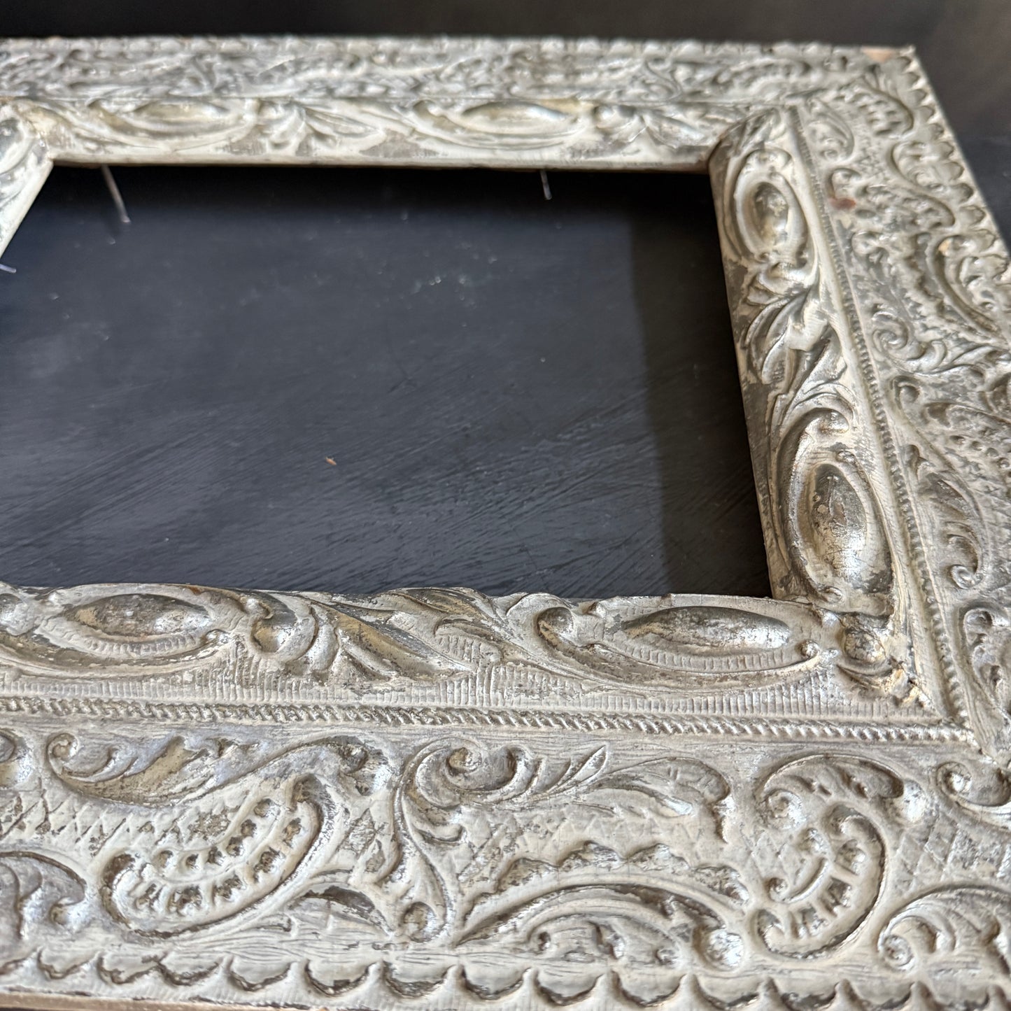 Vintage Silver Wood Frame