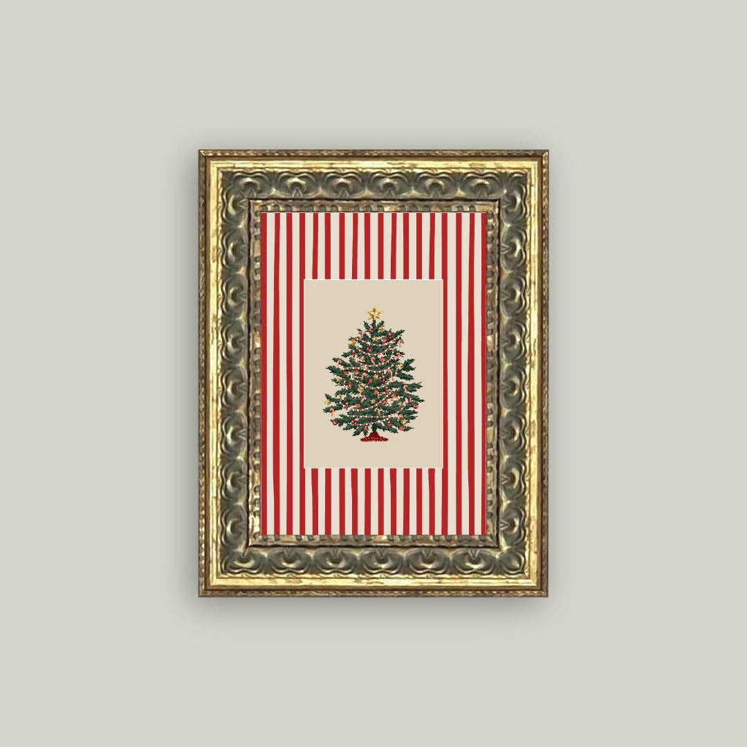 Classic Christmas Tree Artwork