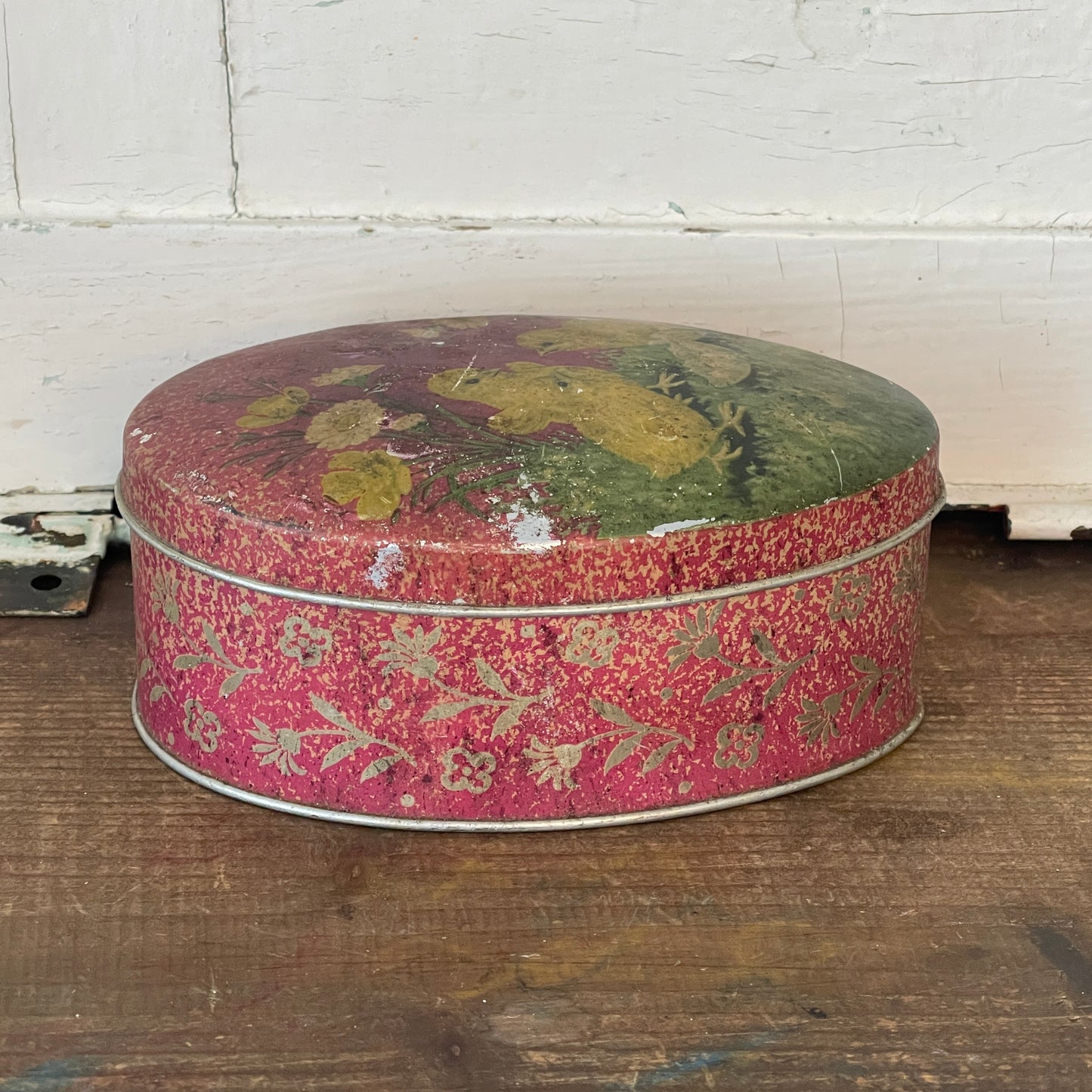 Vintage Spring Candy Container