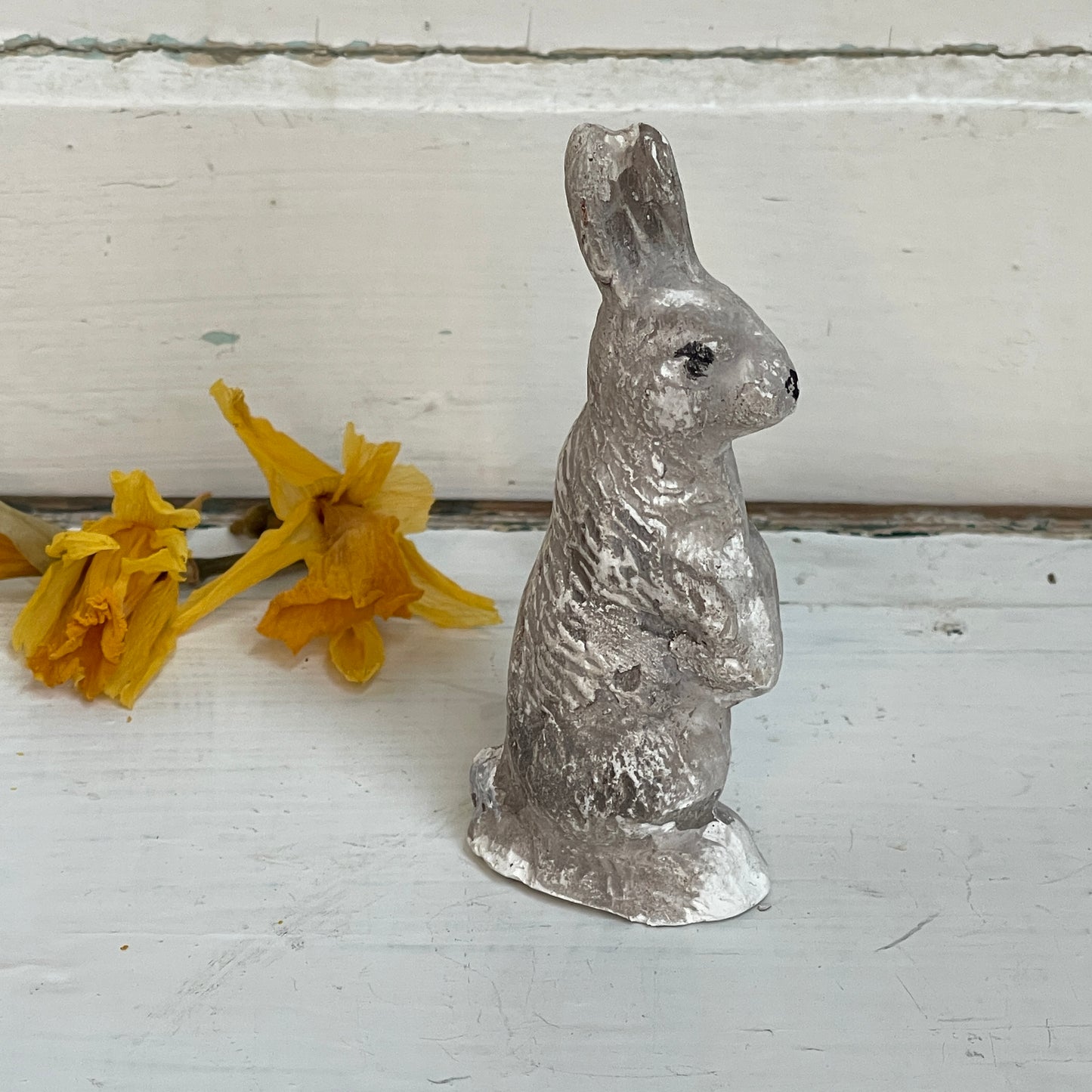 Gray Chalkware Bunny