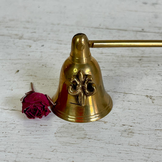 Brass Candle Snuffer - Fleur de Lis