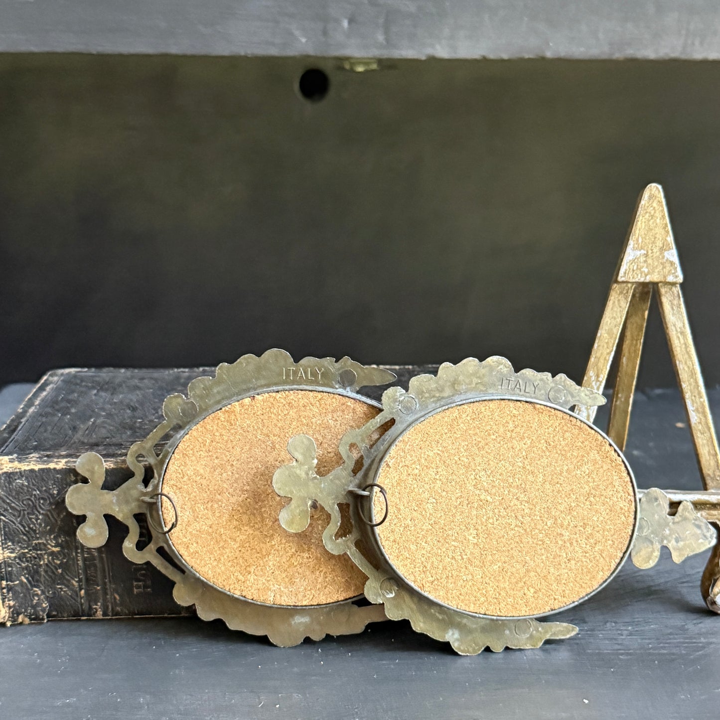 Vintage Small Oval Mirrors