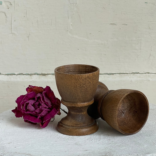 Wooden Egg Cups- Set of Two