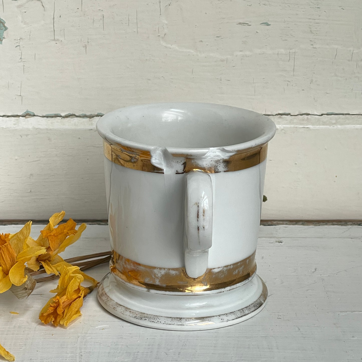 Antique Ironstone Shaving Mug