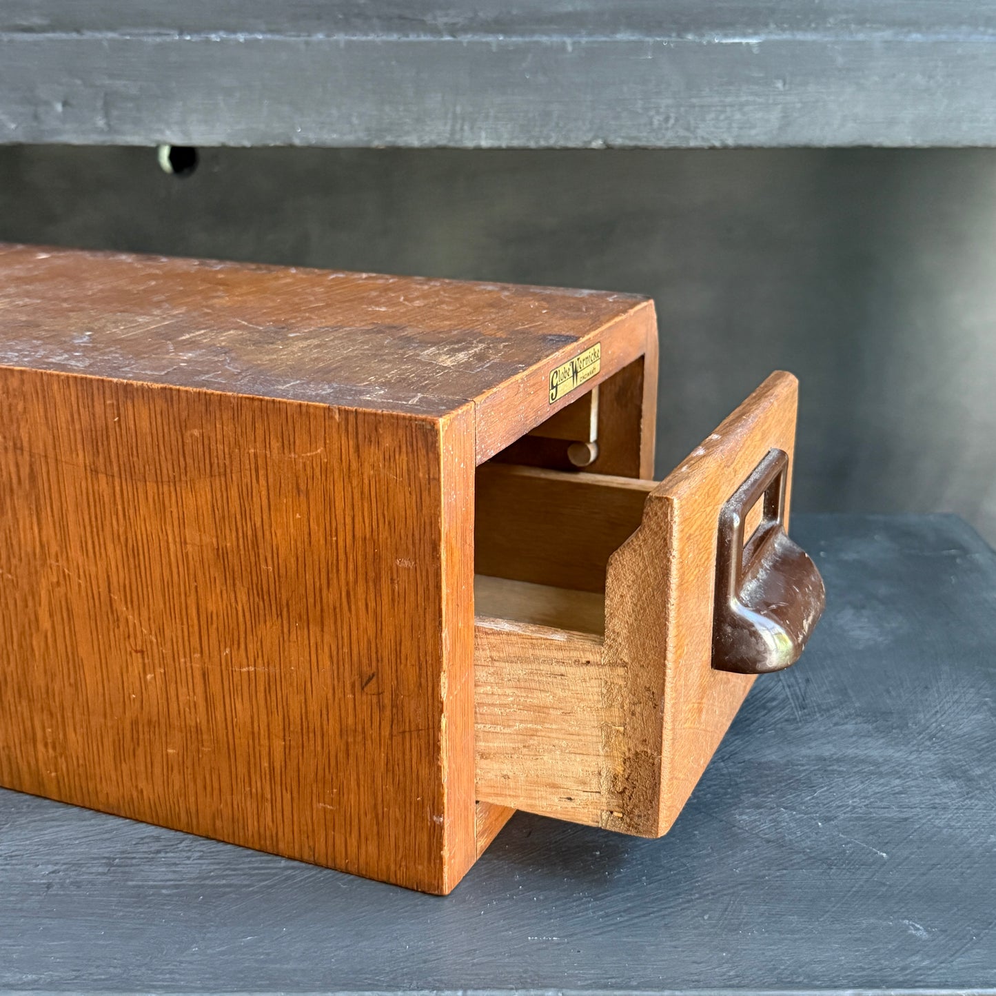Vintage Card Catalog Drawer