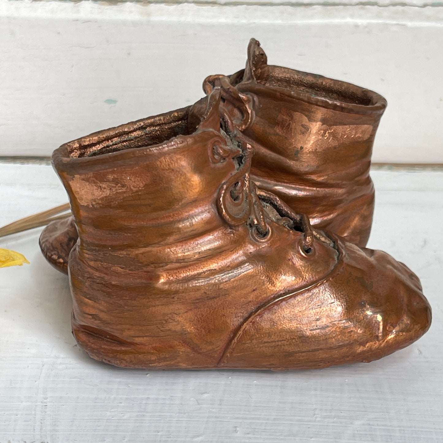 Bronzed Baby Booties