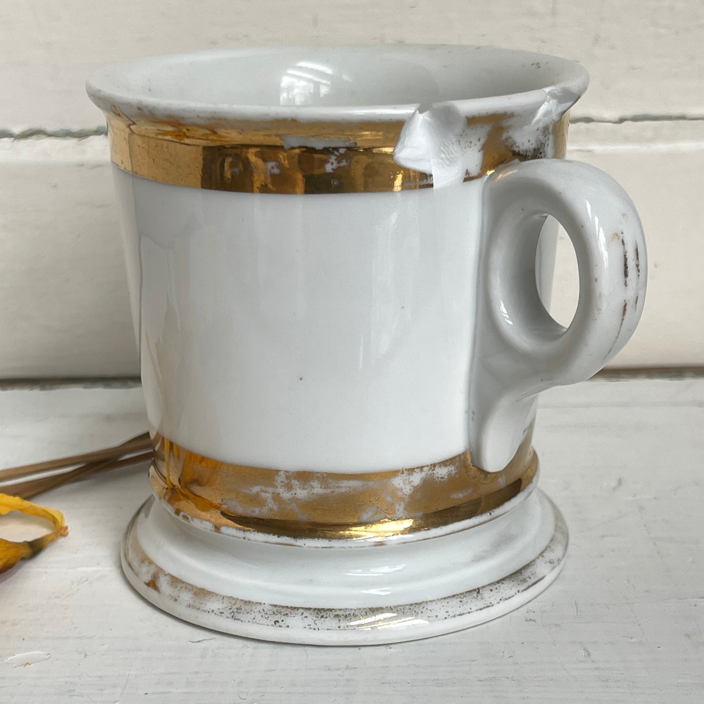 Antique Ironstone Shaving Mug