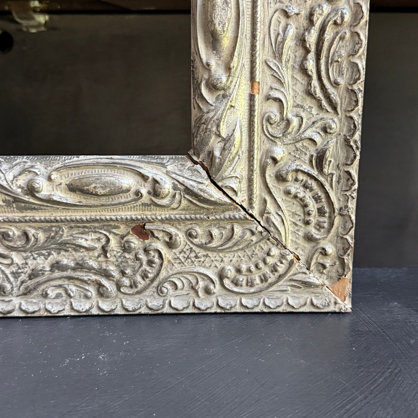 Vintage Silver Wood Frame