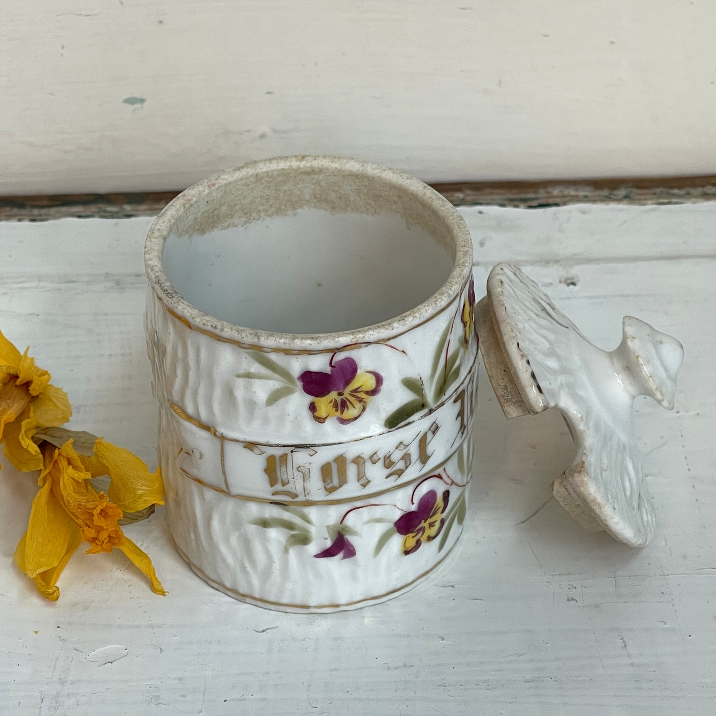 Antique Horseradish Jar