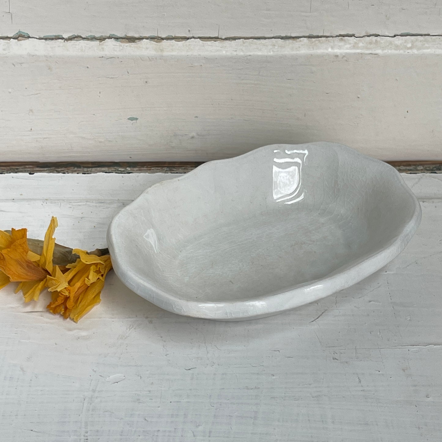 Royal Ironstone Scalloped Dish