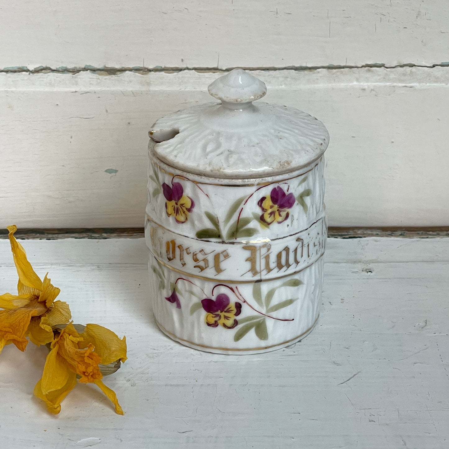 Antique Horseradish Jar