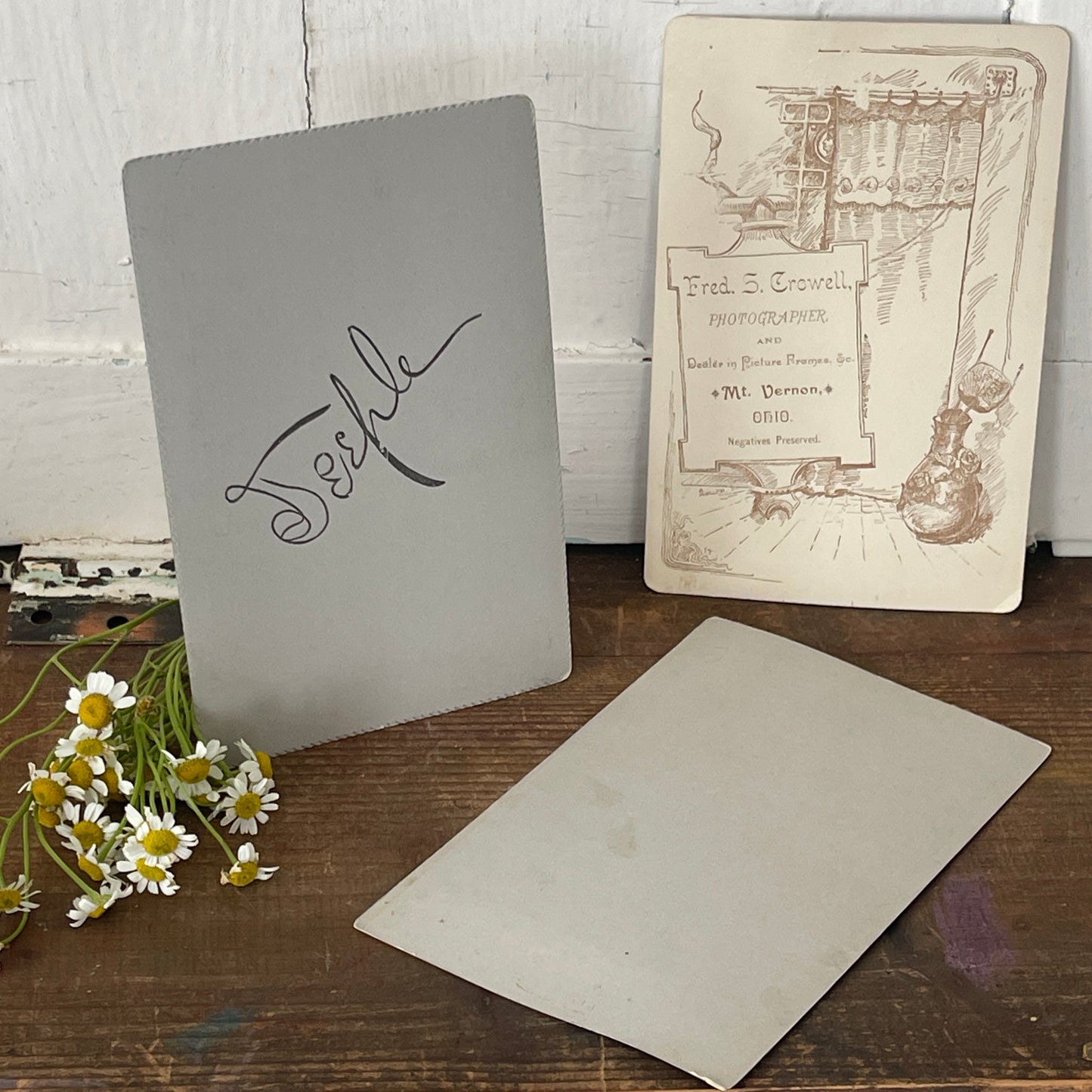 Antique Cabinet Card Collection