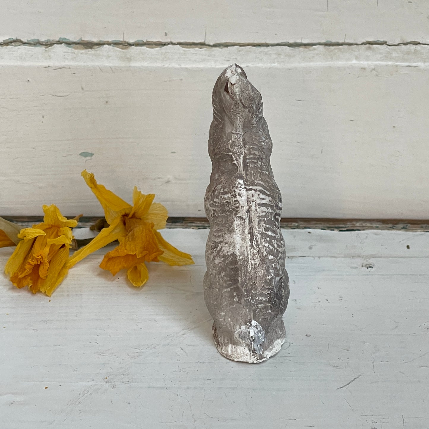 Gray Chalkware Bunny