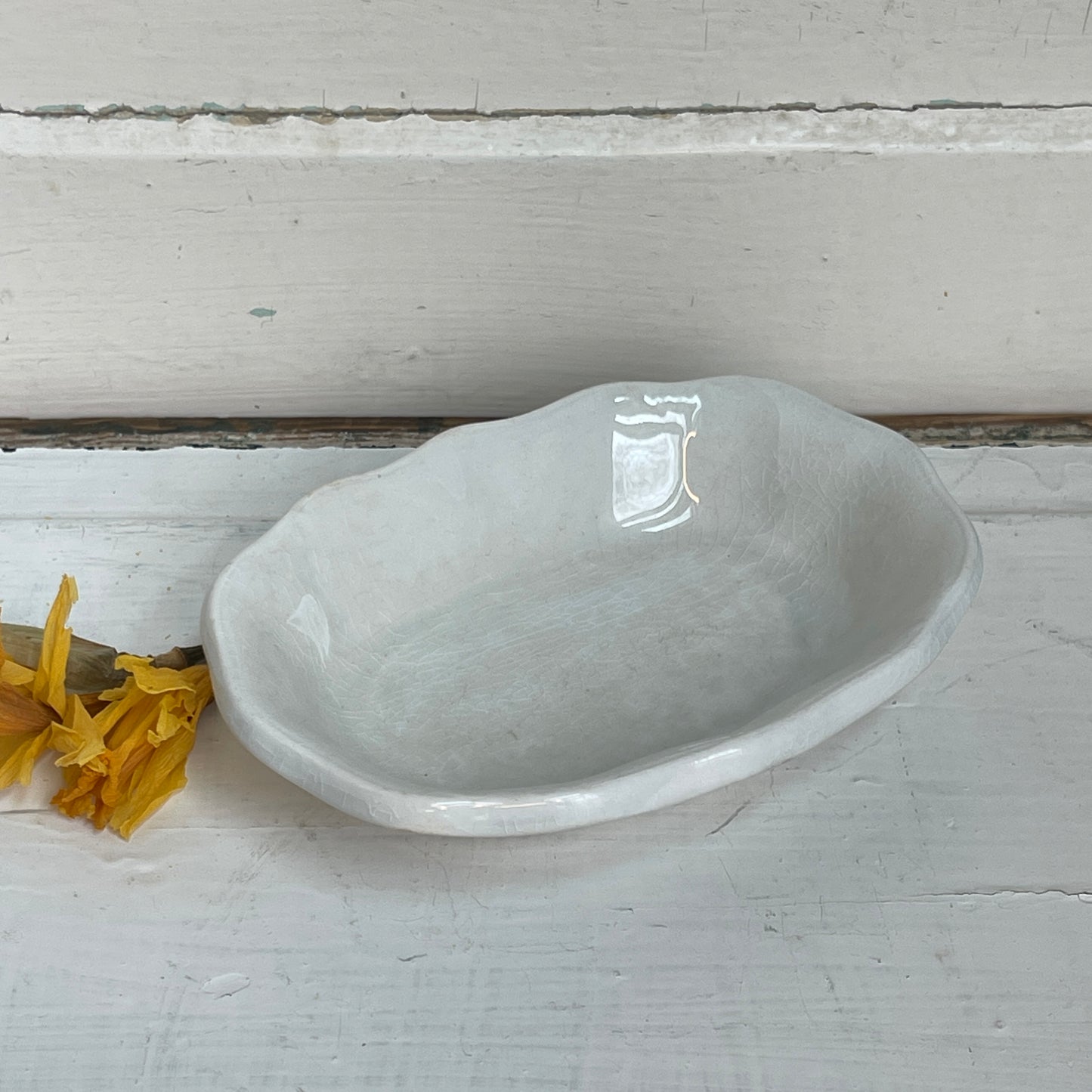 Royal Ironstone Scalloped Dish