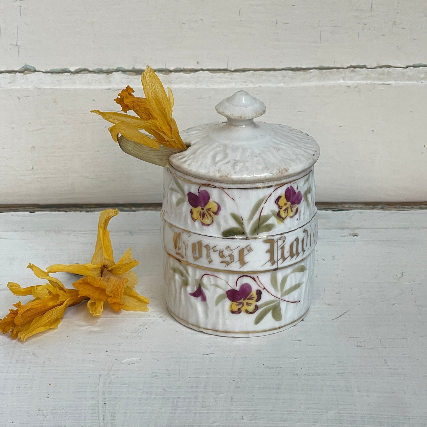 Antique Horseradish Jar