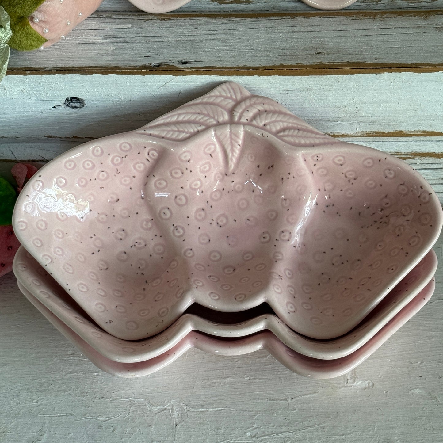 Vintage Strawberry Dish