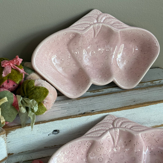 Vintage Strawberry Dish