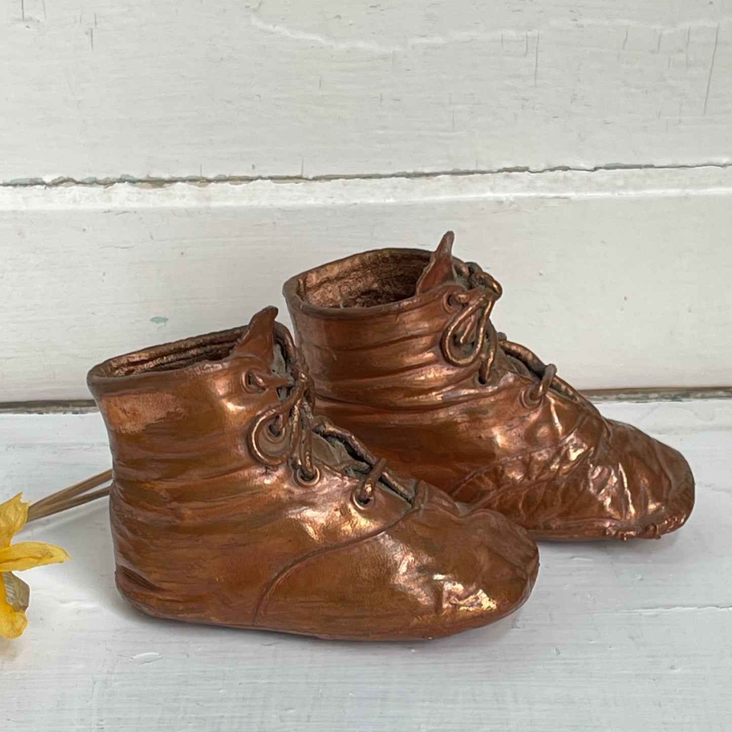 Bronzed Baby Booties