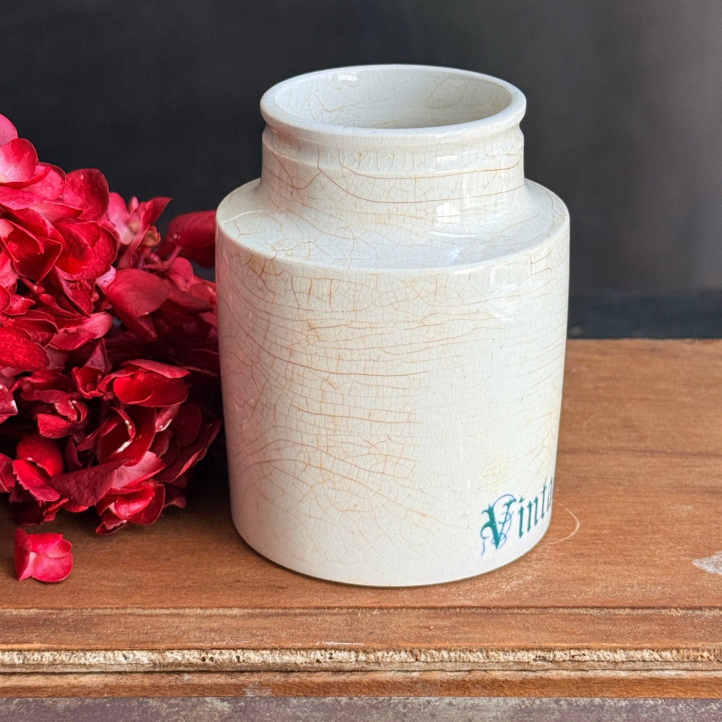 Ironstone Crock - Vintage Christmas