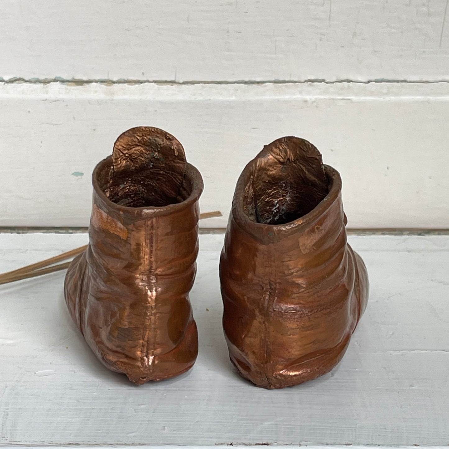 Bronzed Baby Booties