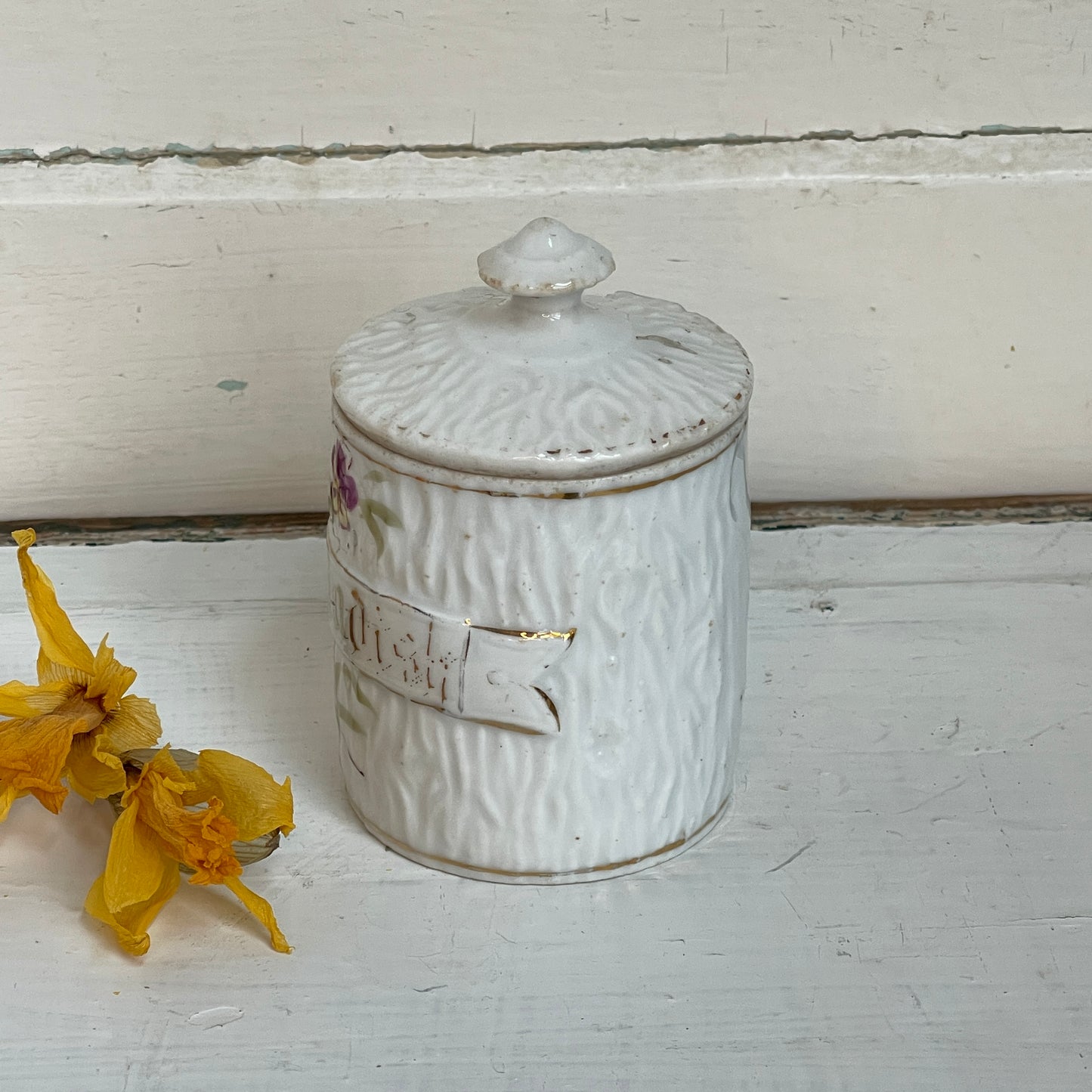 Antique Horseradish Jar