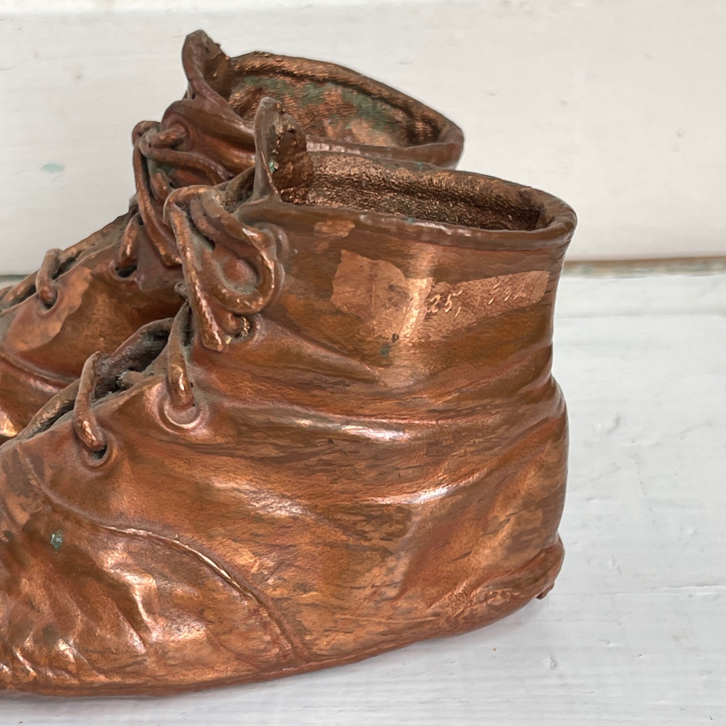 Bronzed Baby Booties