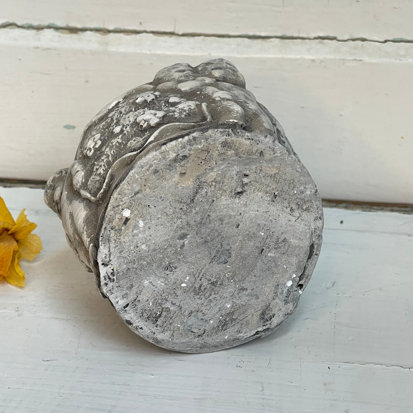 Chalk Ware Cherub Pot