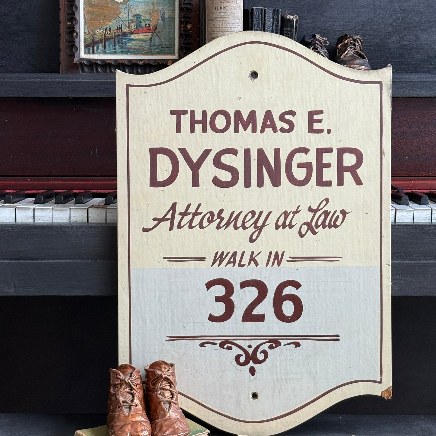 Vintage Law Office Sign