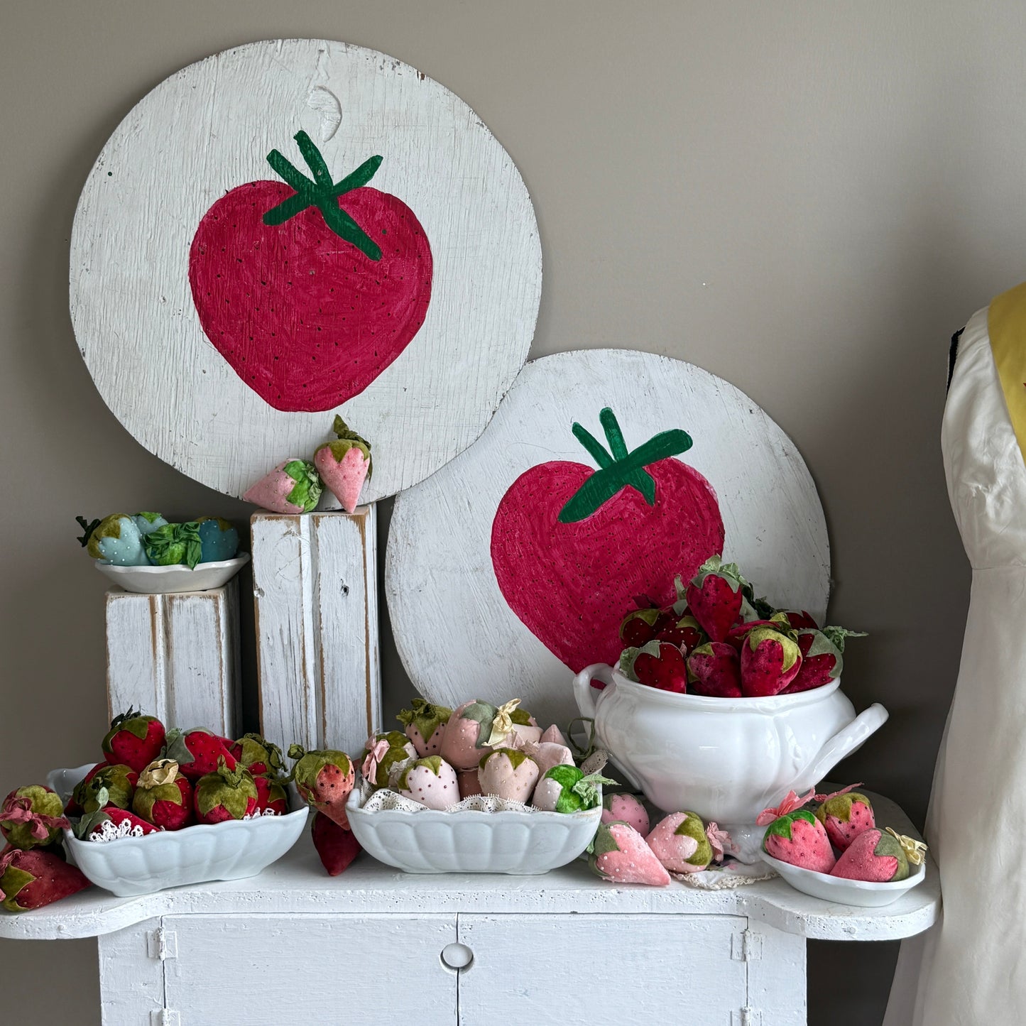 Strawberry Wooden Sign B