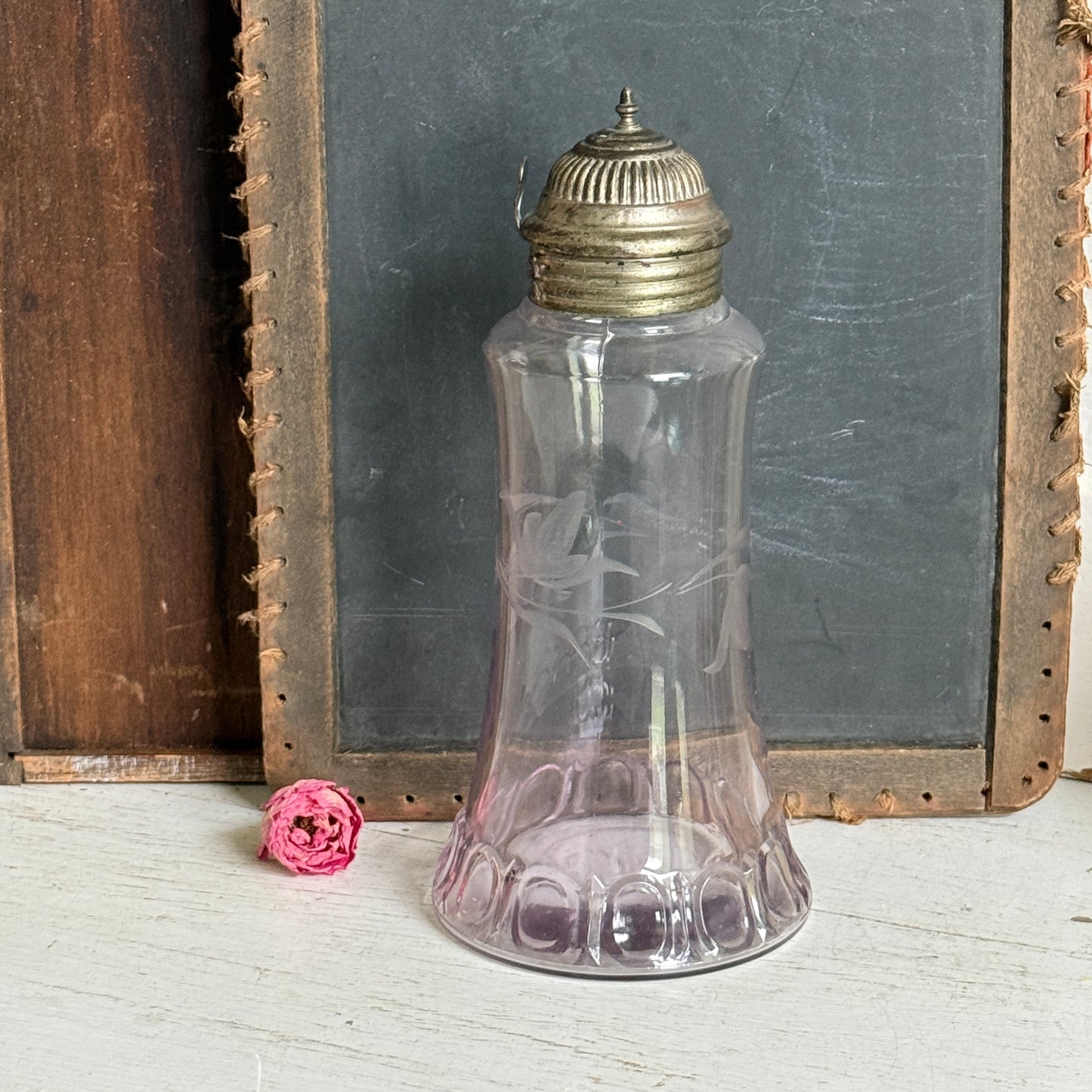 Etched Glass Cruet