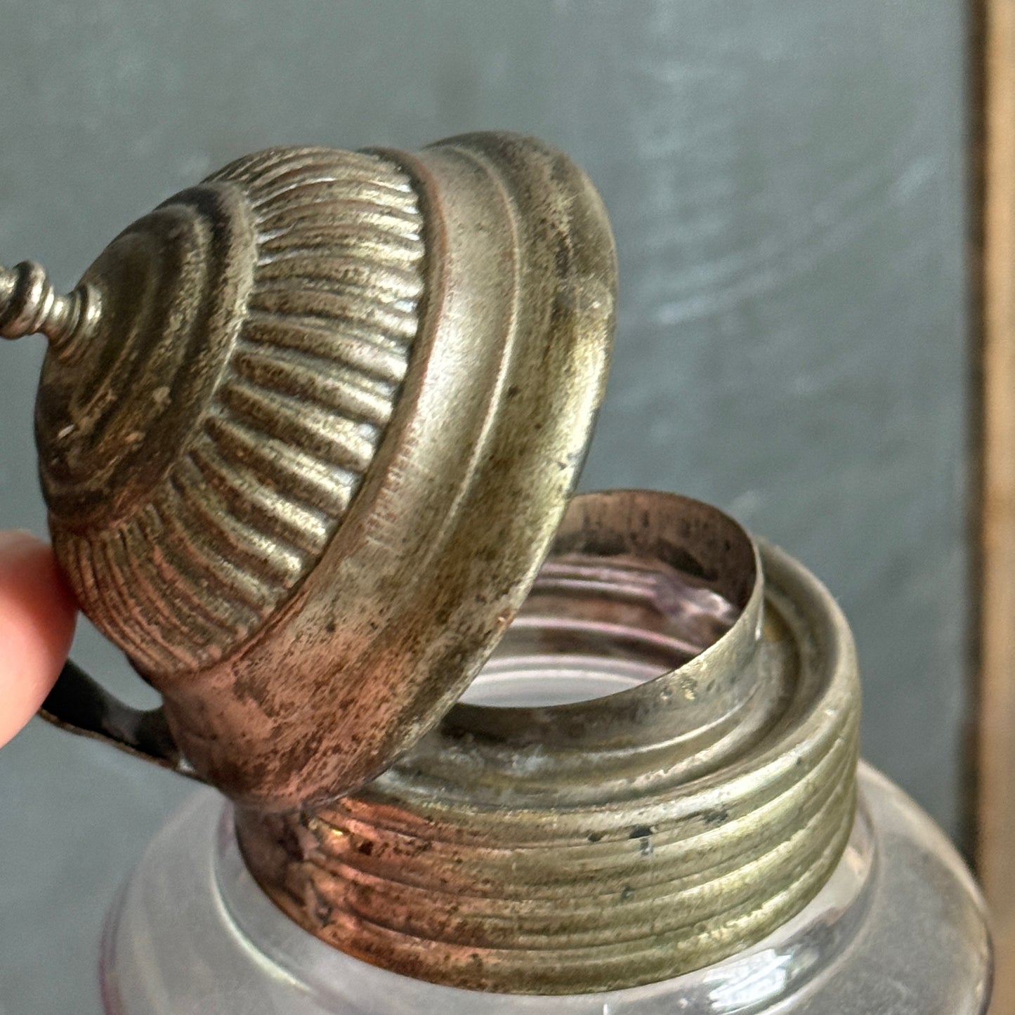 Etched Glass Cruet