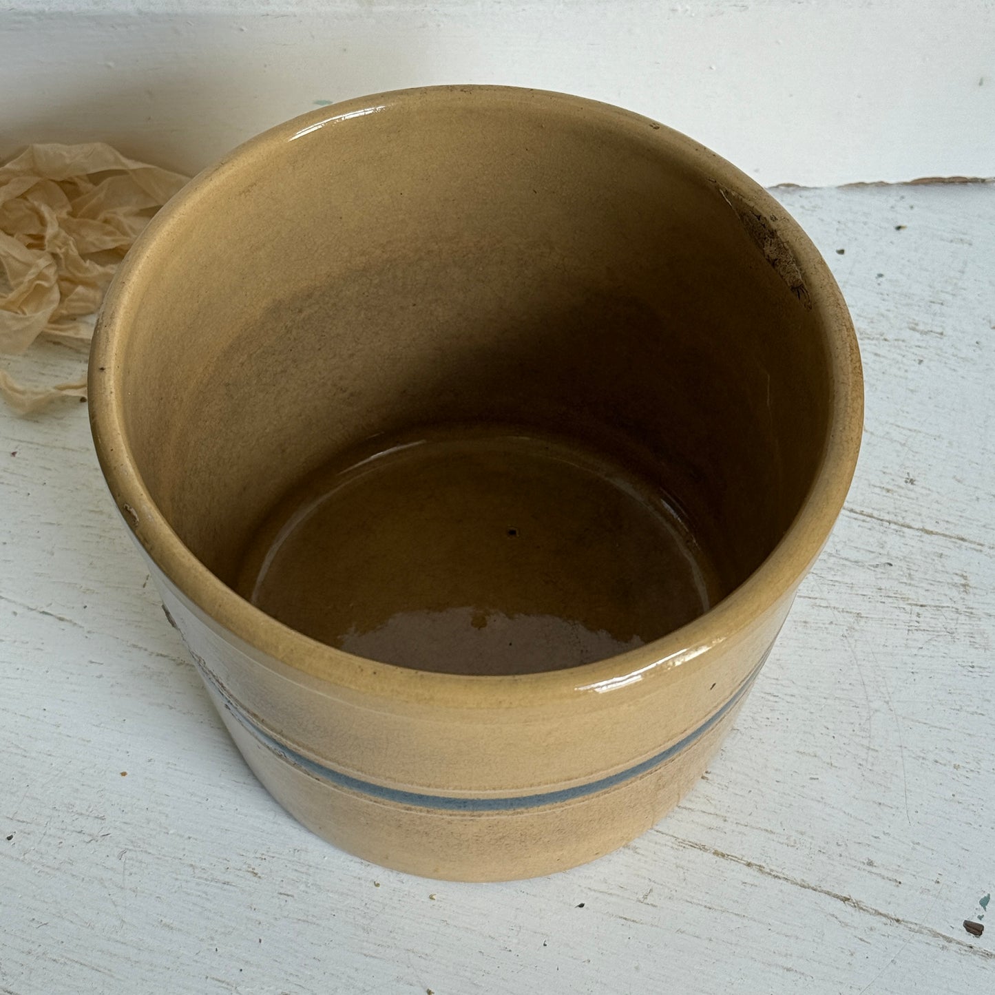 Yellowware Crock