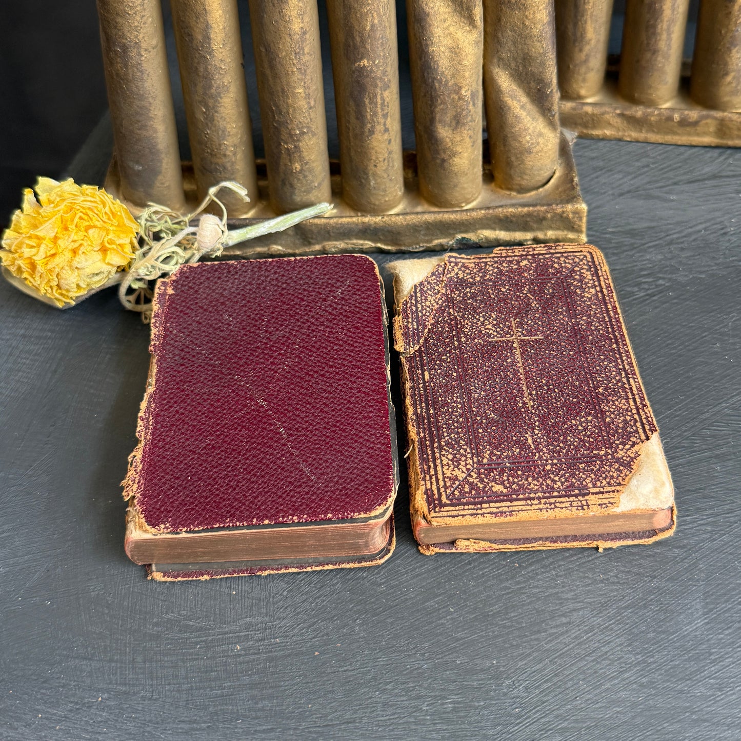 Antique Prayer & Hymnal Book Stack