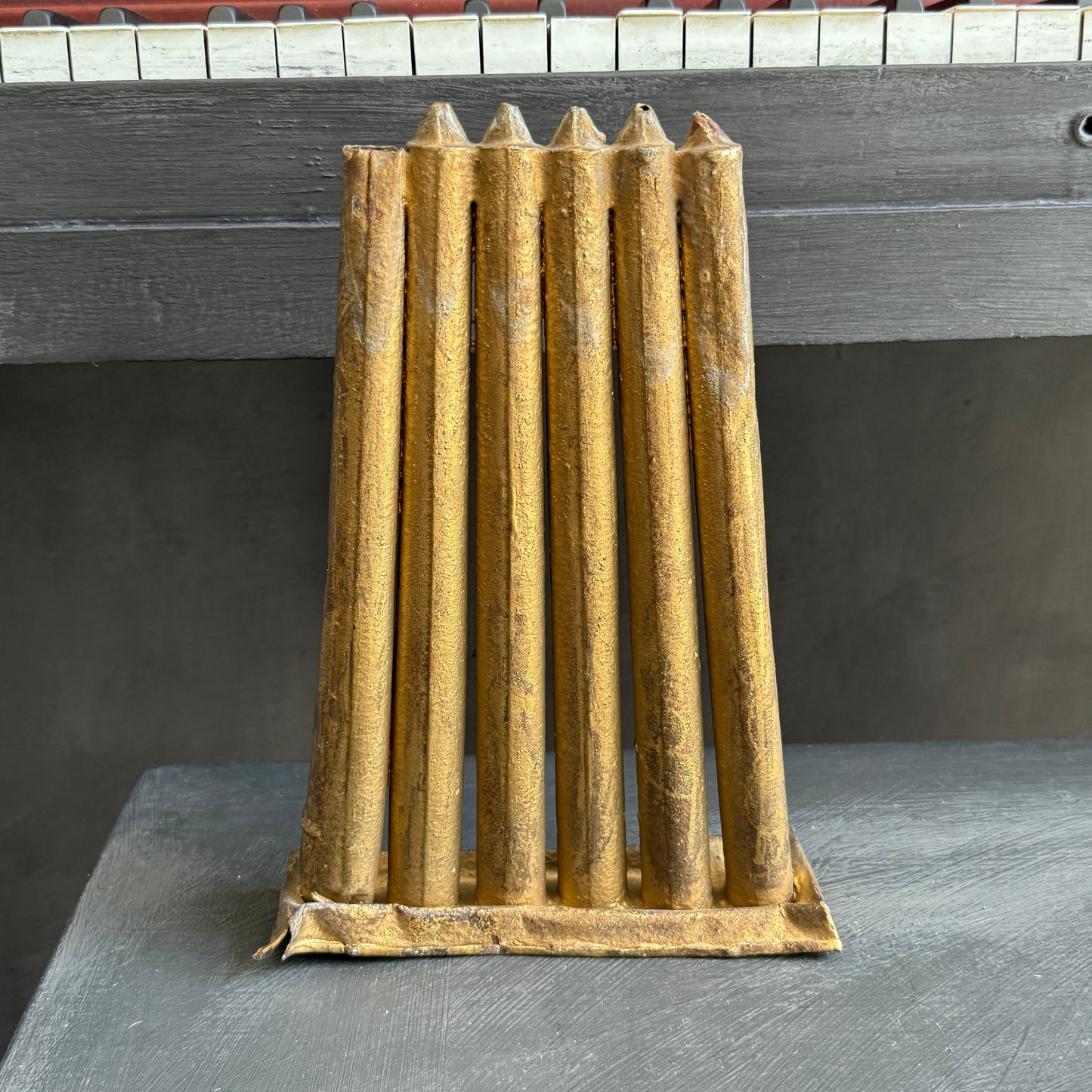 Antique Six Taper Candle Mold
