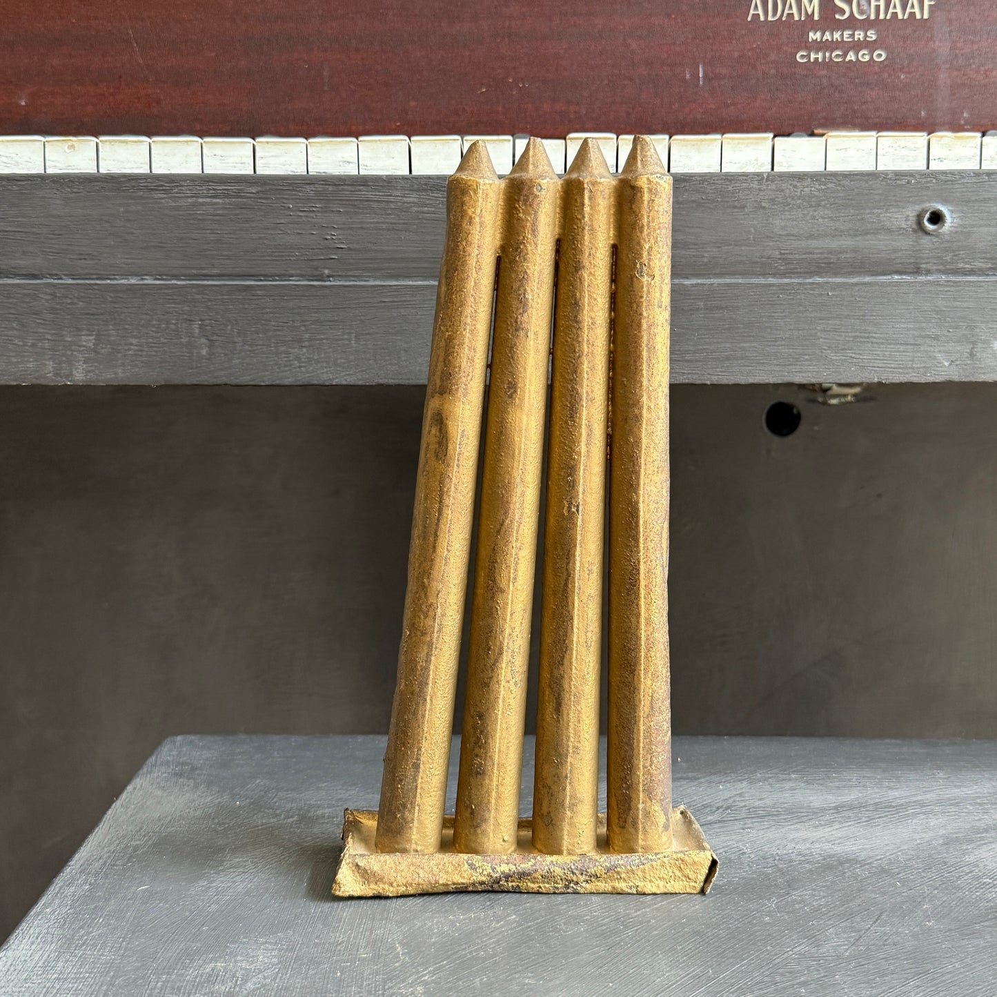Antique Four Taper Candle Mold