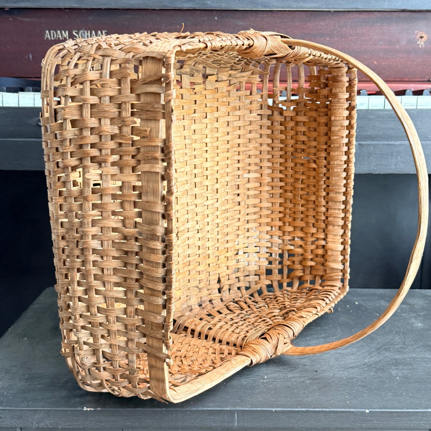 Splint Oak Woven Basket