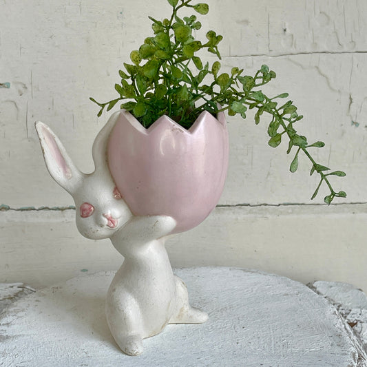 Vintage Bunny & Egg Cup