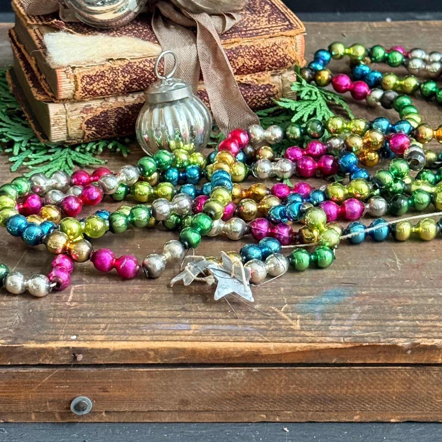 Vintage Mercury Glass Garland