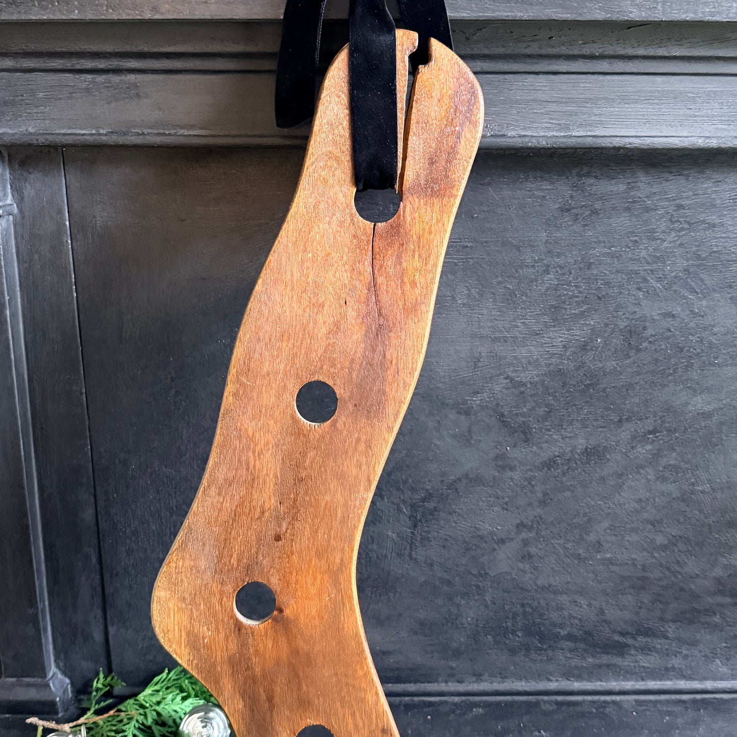 Antique Wooden Sock Form