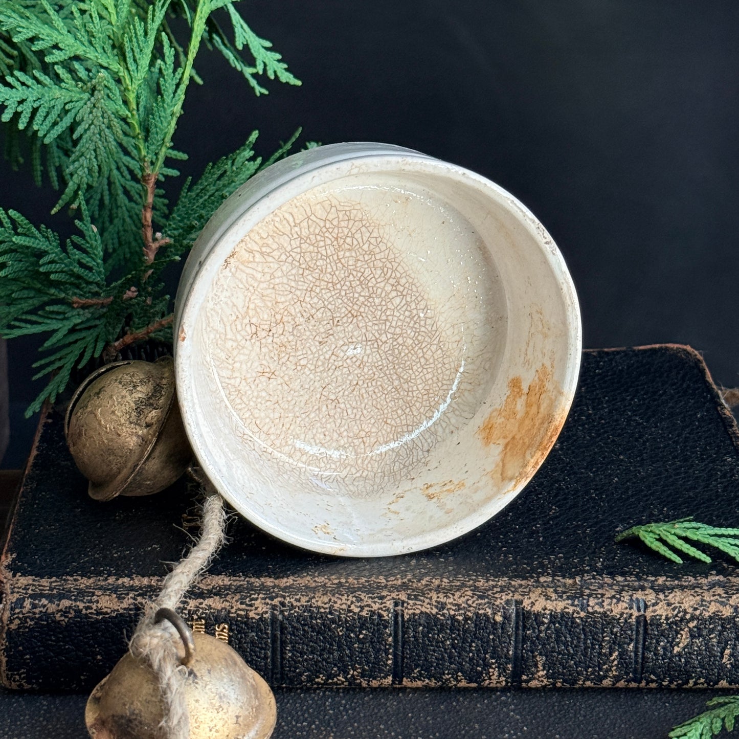 Ironstone Dish - Vintage Christmas