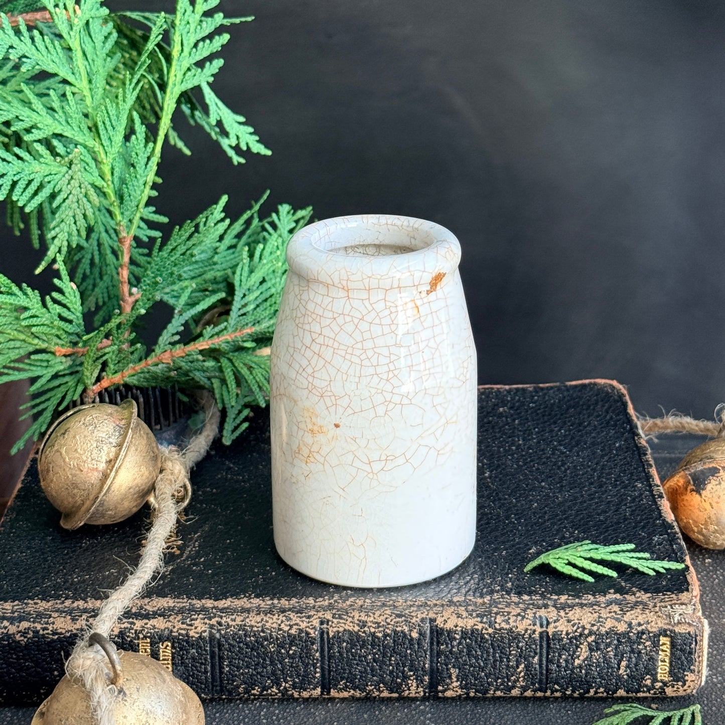 Ironstone Creamer - Merry Christmas