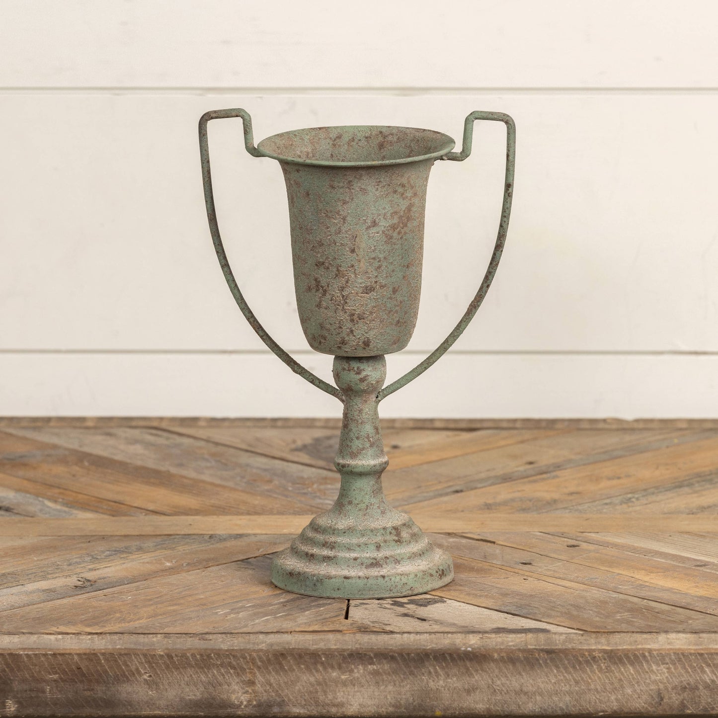 Green Patina Vase