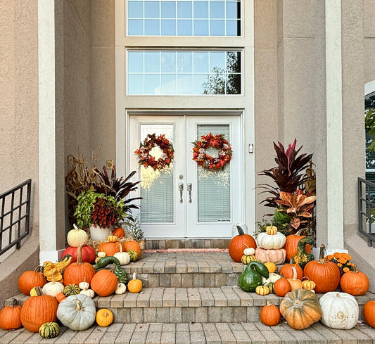 pumpkin and fall porch decorating dayton ohio