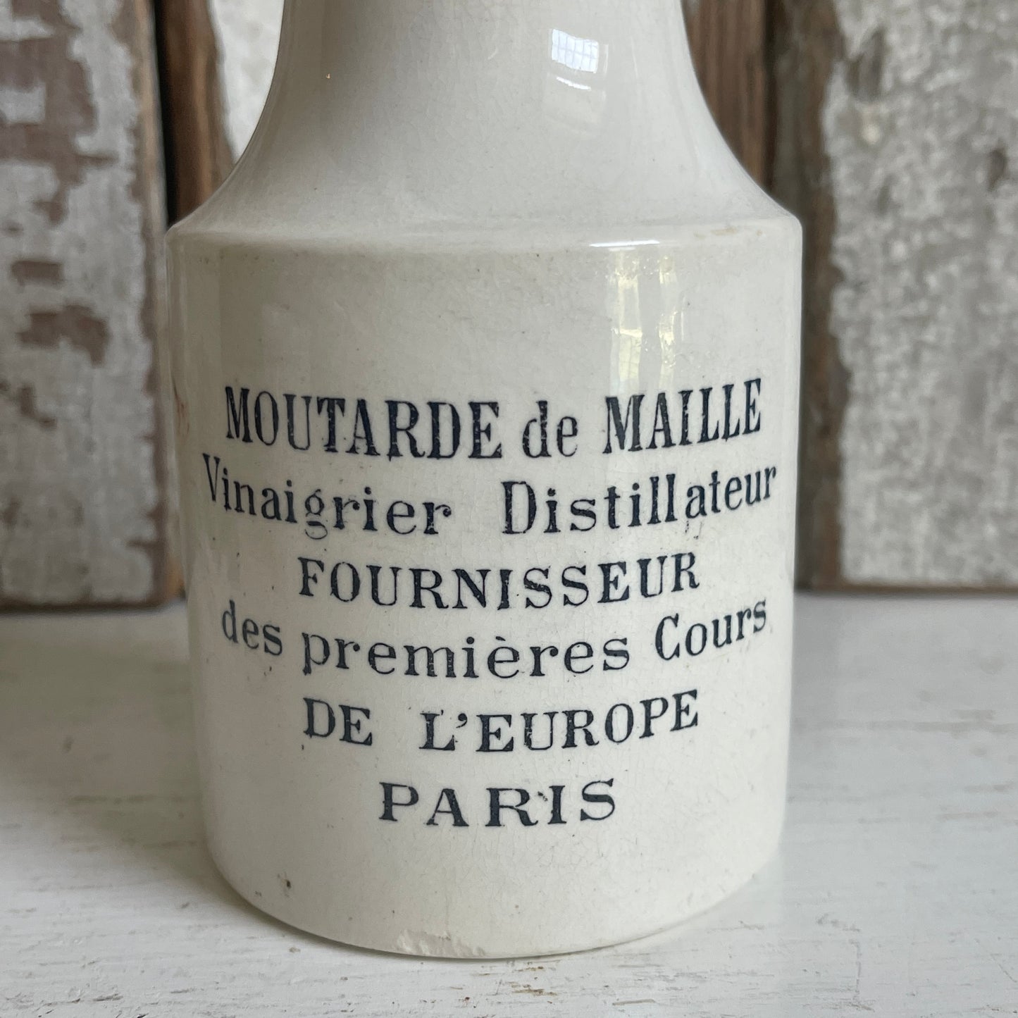 French Moutarde De Maille Crock