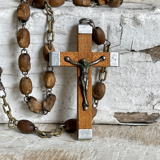 Wood Bead Rosary - Jerusalem
